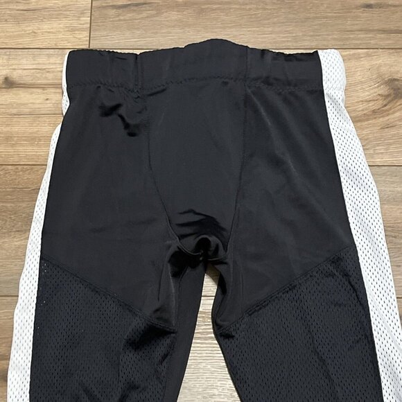 Nike Alpha Elite Football Pant SZ Large Black White Integrated Belt DV3976-012 - Picture 8 of 9